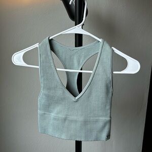 Gilly Hicks, Racerback Bra Top, Light Blue/Teal, XS